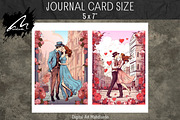 Victorian Romantic Lovers Paper Kit, a Person Illustration by Digital Art Mahdiseño (Thumbnail 6 of 9)