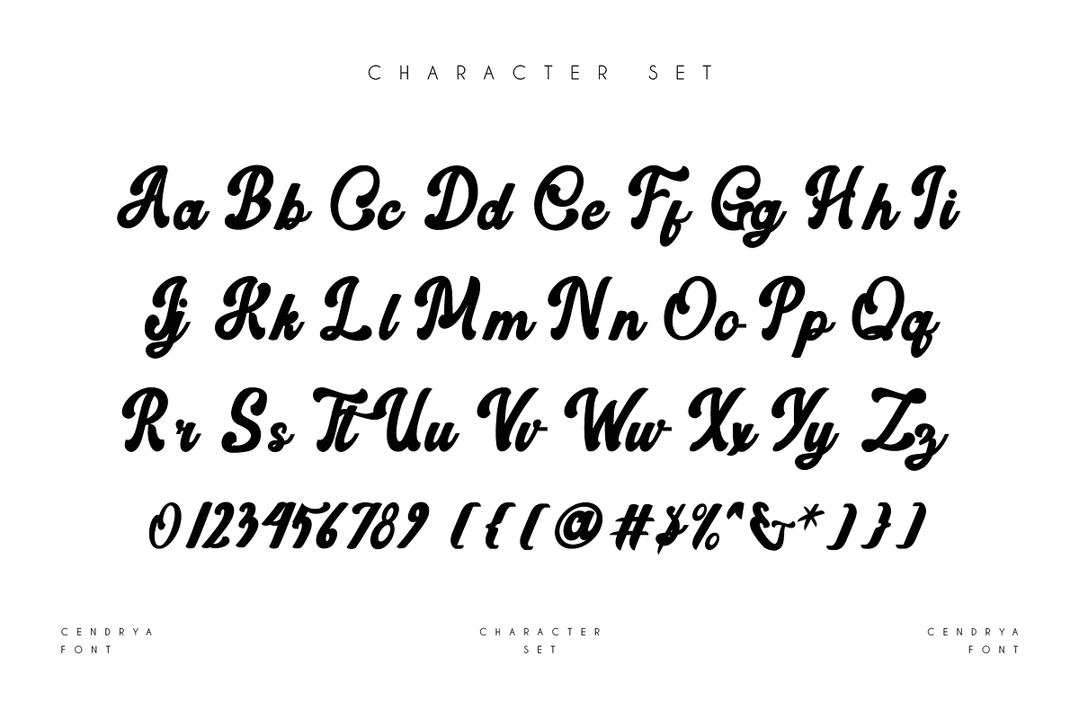 Cendrya - A Handwritten Font, a Handwritten Font by Hanstype.com (Photo 2 of 9)