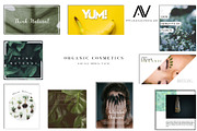 Organic Cosmetics|Social Media Pack, a Social Media Template by Anastasia_avgr (Thumbnail 2 of 2)