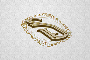 Luxury Vintage Monograms Alphabet