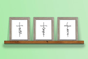 Picture Frame Mock Up - 1, 2 or 3!, a Product Mockup by Little Type Factory (Thumbnail 3 of 6)