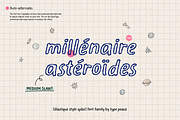 Elastique Stylo Spike - Outline Font, a Slab Serif Font by type peace (Thumbnail 4 of 14)