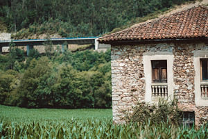 Rustic stone house in Asturias, an Architecture Photo by SkyNext
