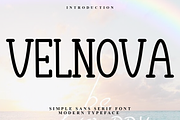 Velnova, a Sans Serif Font by InermediaSTUDIO (Thumbnail 1 of 7)