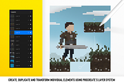 Pixel Art Brushes for Procreate, a Brush Add-On by BrushUp (Thumbnail 7 of 8)