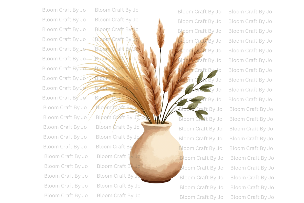 Minimalist Flower Vase - Terracotta, a Decorative Illustration by Bloom Craft Creations (Photo 3 of 10)
