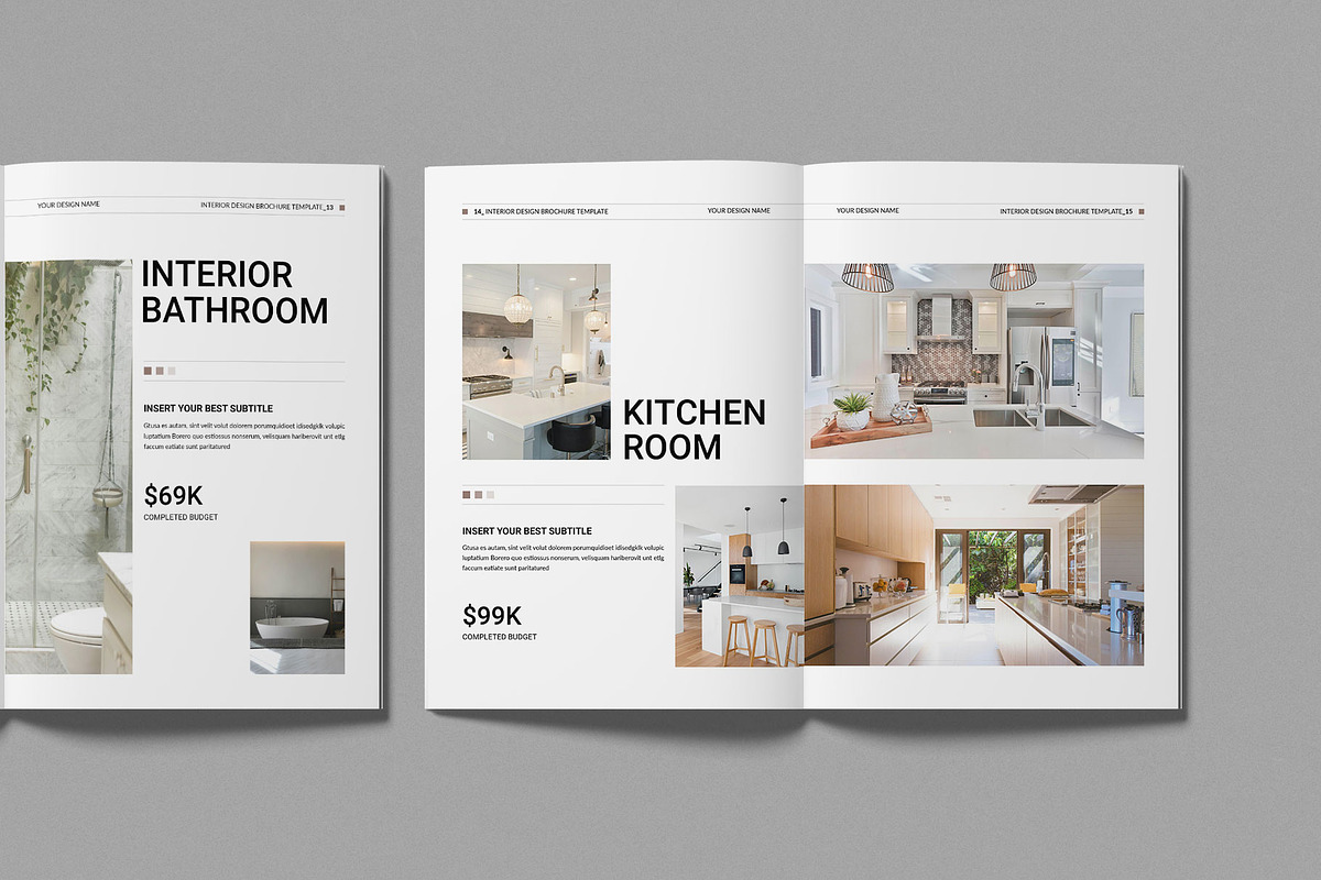 Interior Design Brochure Template preview 6