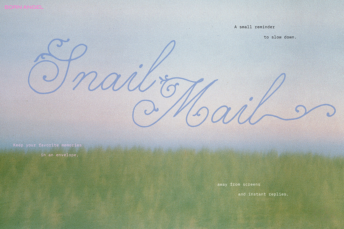 Born Angel // Font Family, a Handwritten Font by PeachCreme (Photo 3 of 13)