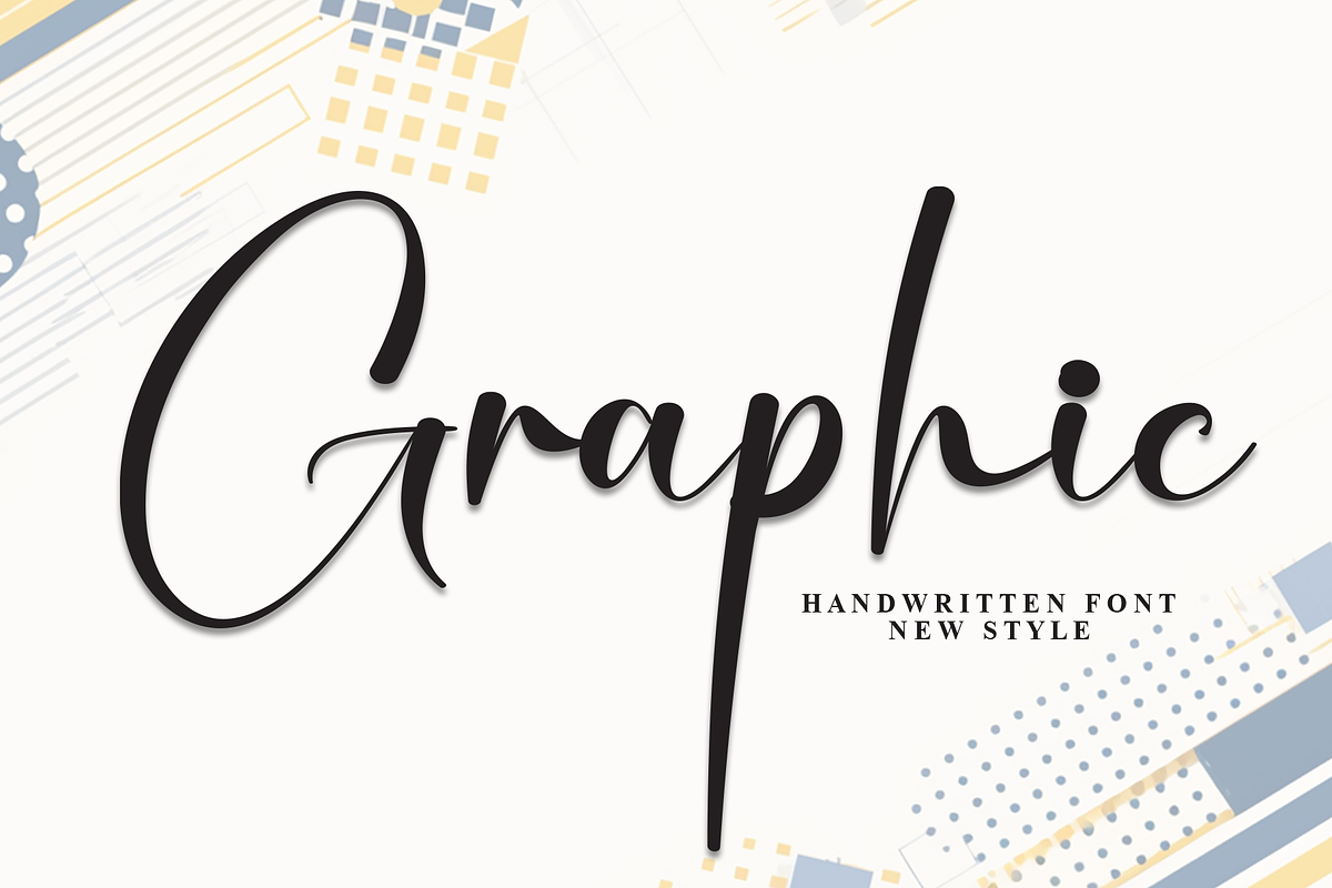 Graphic | Script Font, a Handwritten Font by Scratchones (Photo 1 of 8)