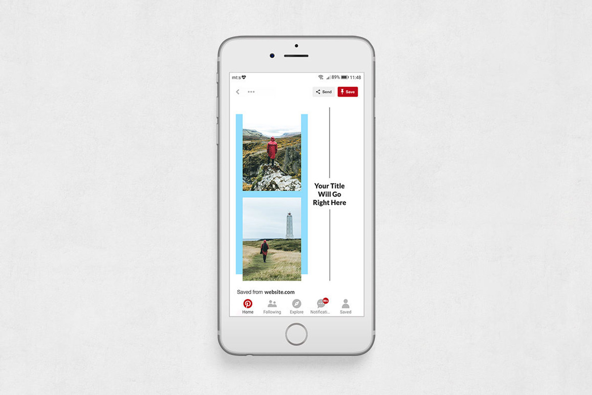 Travel Pinterest Posts, a Social Media Template by Social Corner Graphics (Photo 6 of 8)