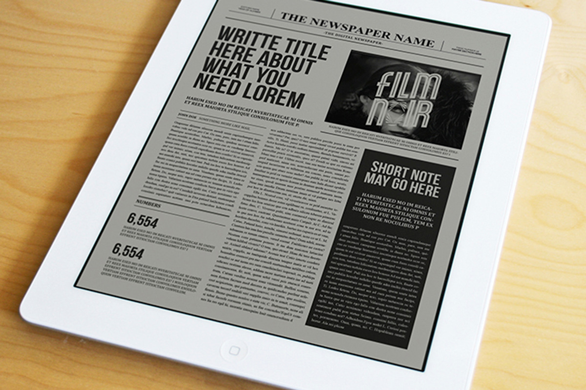 The Digital Newspaper, a Magazine Template by Luuqas Design (Photo 6 of 10)