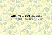 Fruits Seamless Patterns, a Pattern Graphic by Serghei Caraulan (Thumbnail 8 of 9)