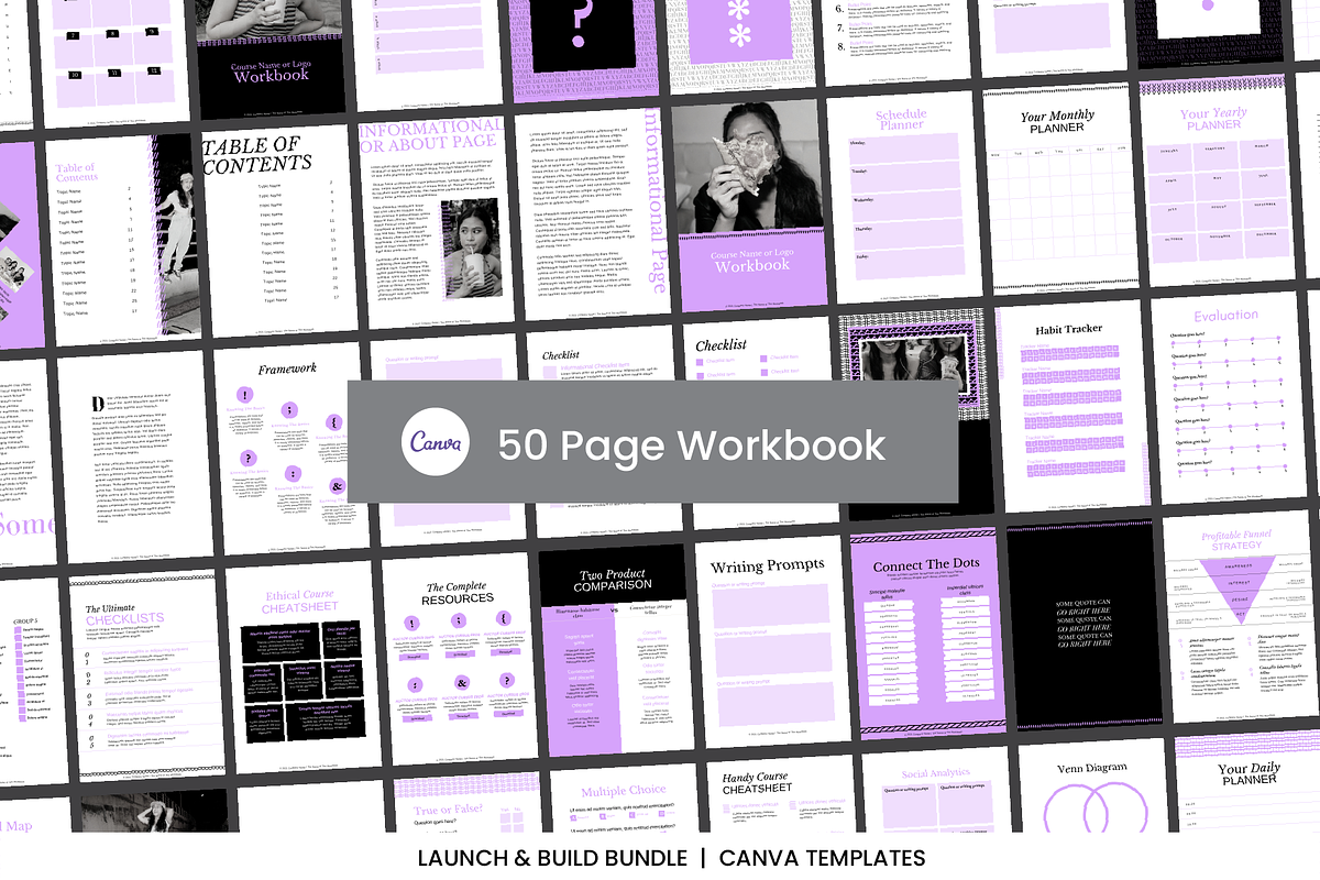 Typography Canva Branding Bundle, a Social Media Template by WorkShy Studio (Photo 8 of 21)