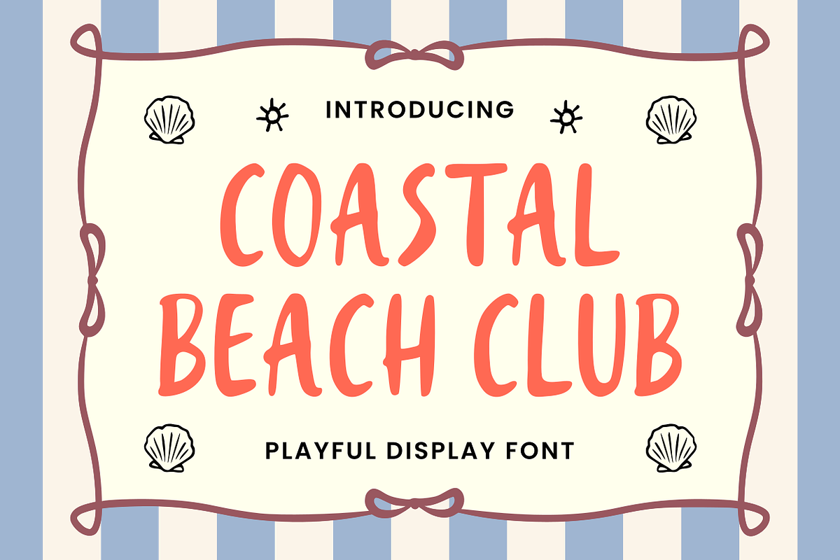 Coastal Beach - Handwritten Display, a Handwritten Font by dealitastudio (Photo 1 of 10)