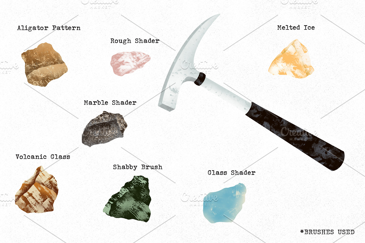 Organic Shaders for Procreate, a Brush Add-On by Biso Studio (Photo 2 of 5)