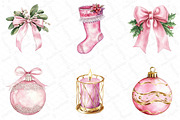 Coquette Christmas Clipart, an Illustration by DreamPrint404 (Thumbnail 3 of 6)