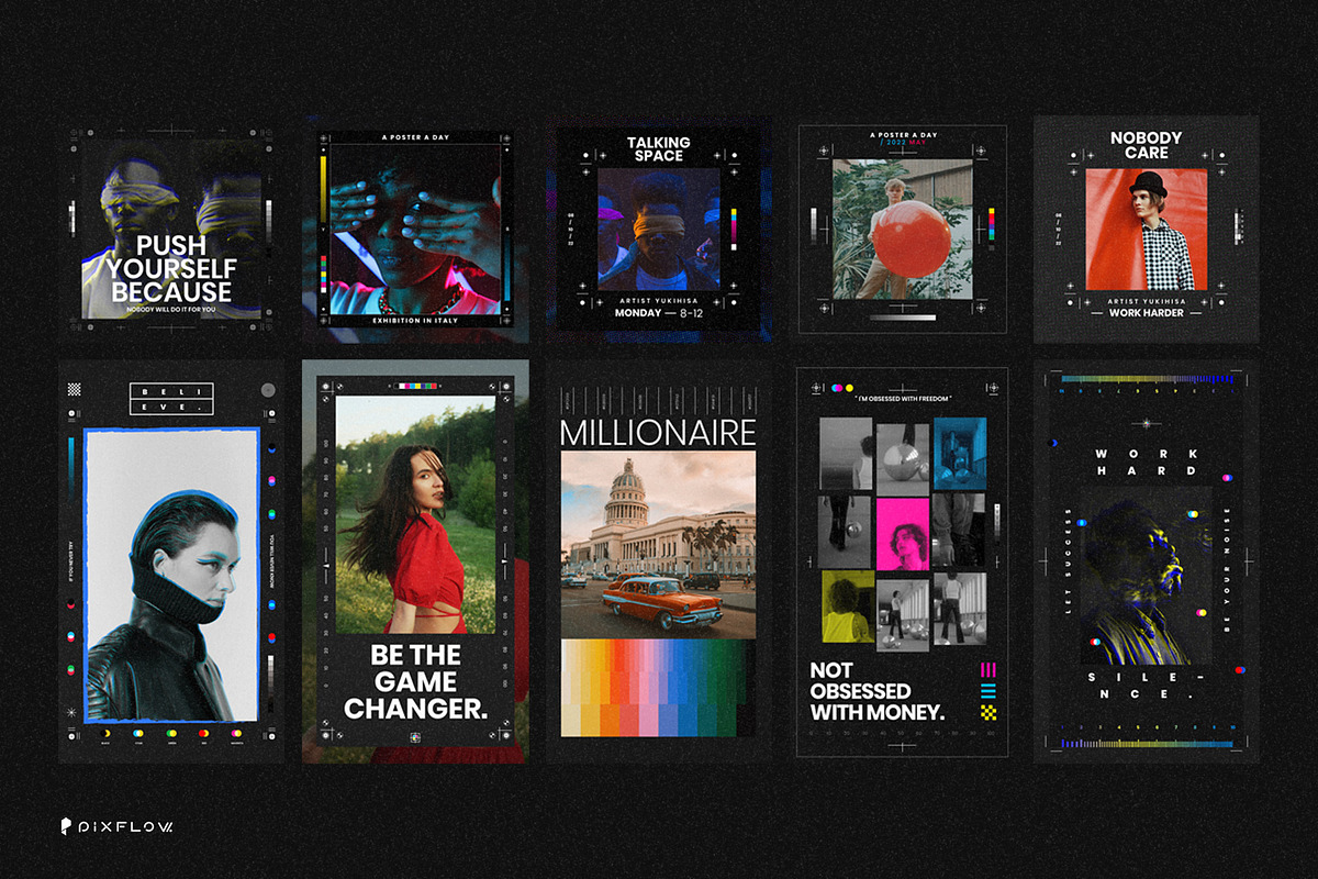 Offset Print Instagram Posts and Sto, a Social Media Template by Pixflow (Photo 3 of 5)