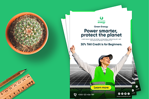 Solar Energy Flyer Template – Clean