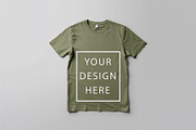T-Shirt Mockup - Olive Edition, a Shirt Mockup by ForhadGFX (Thumbnail 7 of 12)