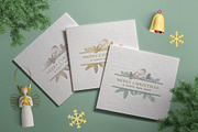 Gentle Christmas Frame Labels, a Branding & Logo Template by Createvil (Thumbnail 3 of 12)