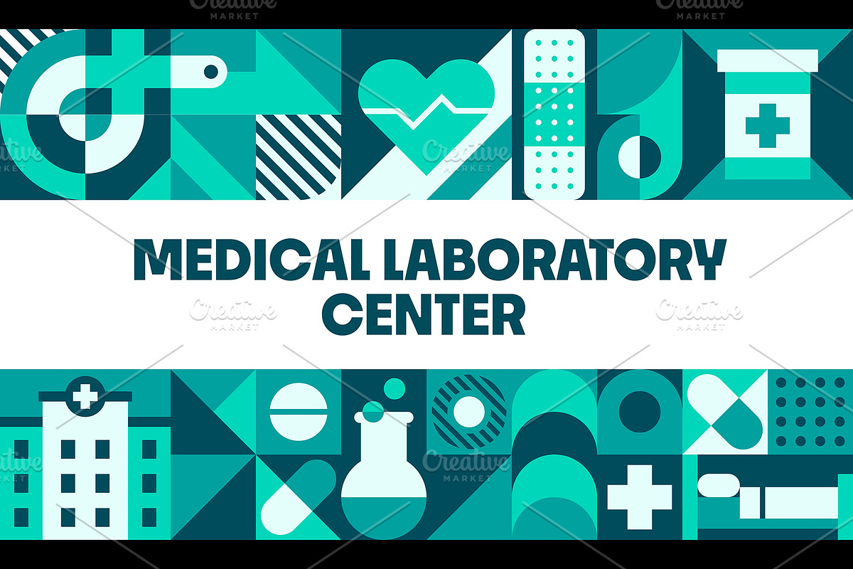 Medical laboratory banner, a Healthcare Illustration by Buch&Bee (Photo 2 of 3)