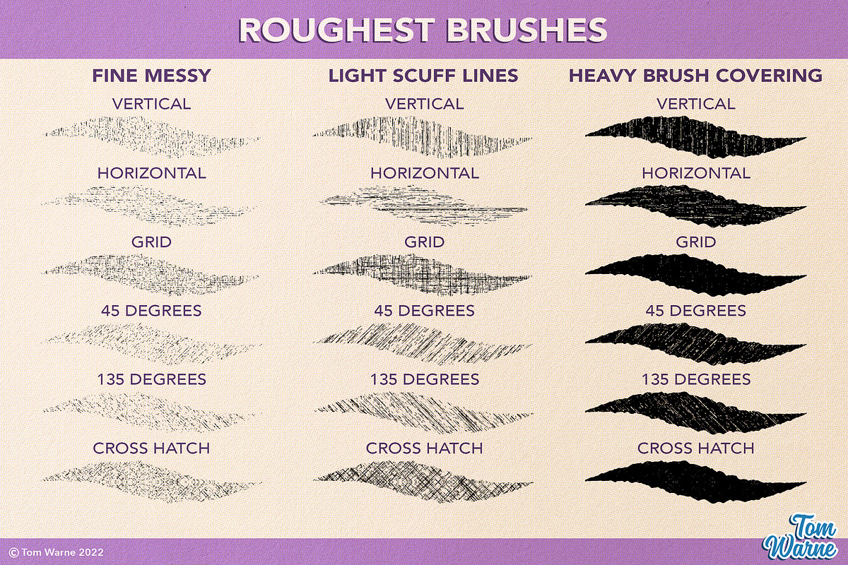 Shading Lines Affinity Brushpack, a Brush Add-On by TomWarne (Photo 12 of 25)