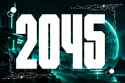 Brawnex Futuristic Condensed Font, a Sans Serif Font by Vadovastd (Thumbnail 7 of 11)