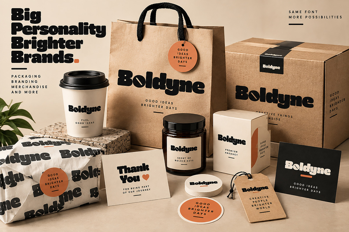 Boldyne, a Slab Serif Font by Wow Magic (Photo 2 of 5)