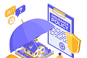Car Home Insurance Services Concepts, a Finance Illustration by TAlex (Thumbnail 2 of 6)