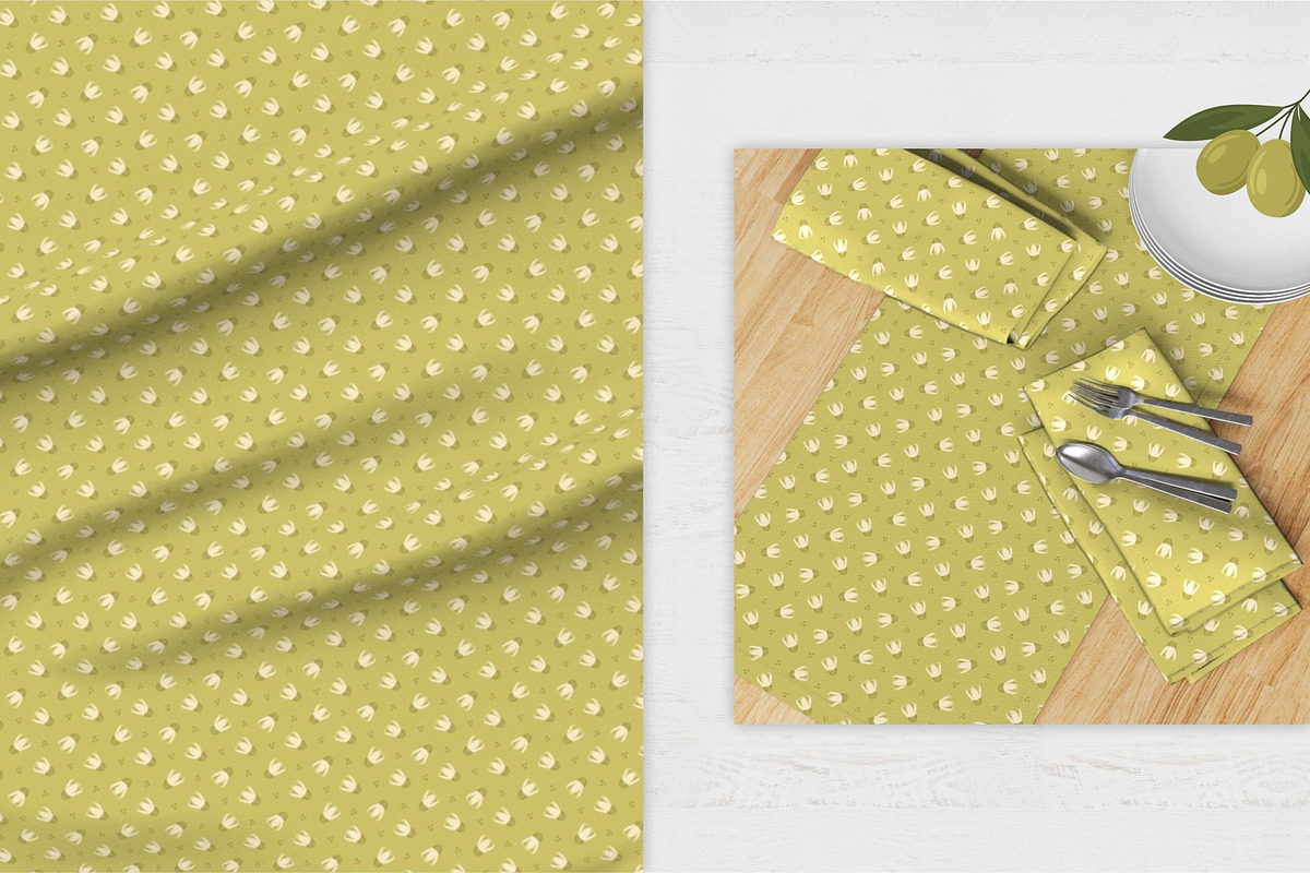 Olives set. Vector seamless patterns, a Pattern Graphic by LartGraphics (Photo 9 of 10)