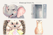 Grumpy School Animal Sublimation, an Illustration by Artnoy (Thumbnail 4 of 8)