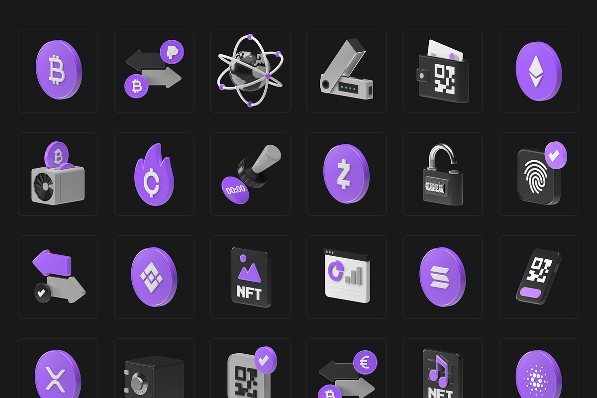 Crypto 3D icons, an Icon by Goicons (Photo 7 of 7)