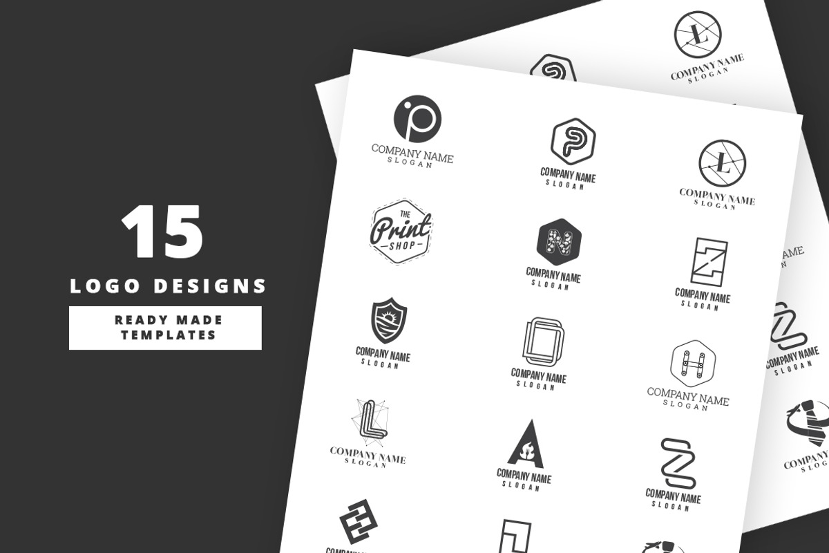 15 Elegant Logo Designs, a Branding & Logo Template by Designbase (Photo 1 of 7)
