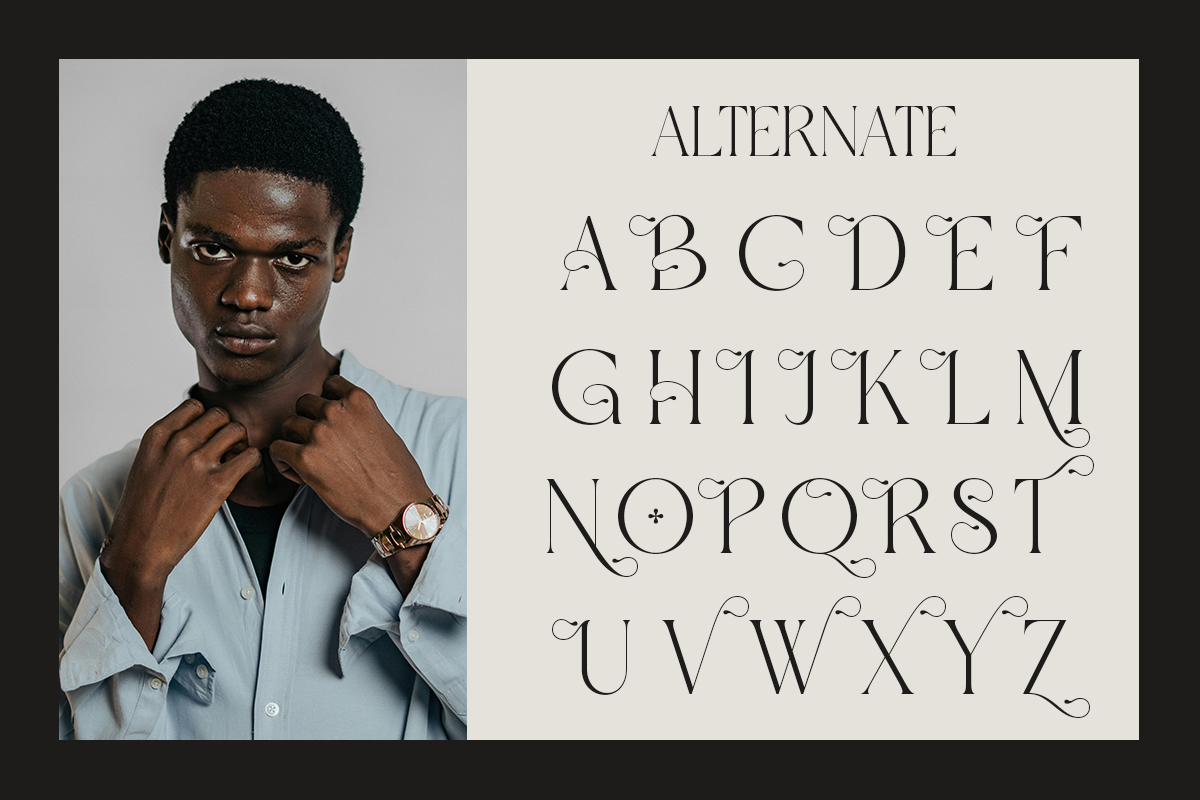 Larovie – Elegant Luxury Cinematic, a Serif Font by Qweera Studio (Photo 10 of 12)