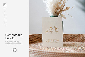 The Biggest Card Mockups Bundle