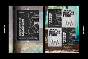 Urban Poster Wall Mockups 3