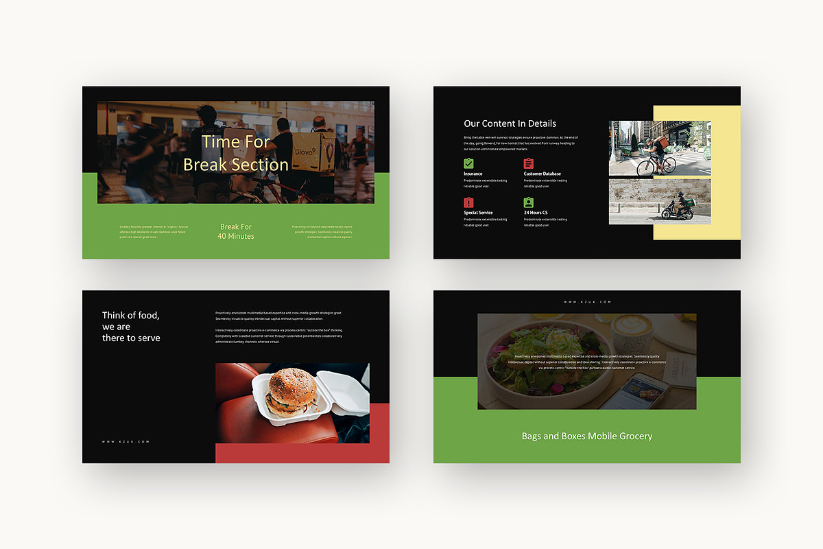 Kzuk : Food Business Powerpoint, a Presentation Template by Punkl Camp (Photo 13 of 16)