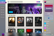 Music Admin Dashboard UI, an UI Kit Template by Simona Meleca (Thumbnail 3 of 3)