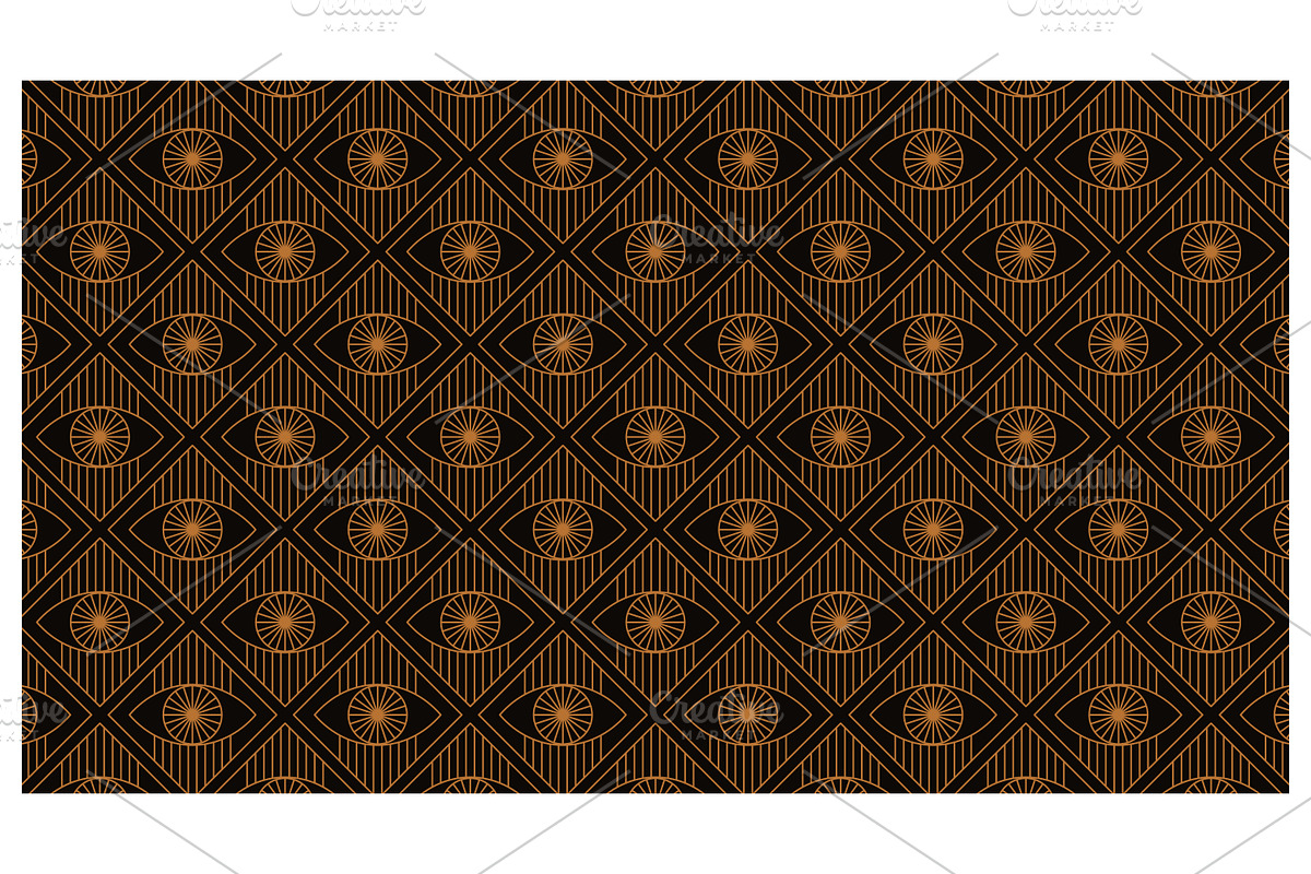Geometric All-Seeing Eye, a Pattern Graphic by Creative Backgrounds