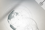 Bundle of 15Abstract 3D world globes, a Technology Illustration by VectorShop (Thumbnail 5 of 15)