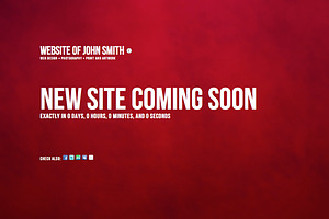 Coming Soon - Site Theme