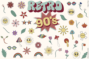 40+ Retro PNG Sublimation Bundle