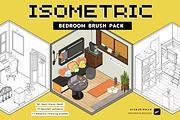 Procreate Isometric Room Brush Pack, a Brush Add-On by Artbykimmyw (Thumbnail 14 of 18)