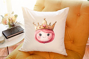 Pink Princess Tiara Sublimation Clip, an Illustration by Sublimation Artist (Thumbnail 6 of 6)