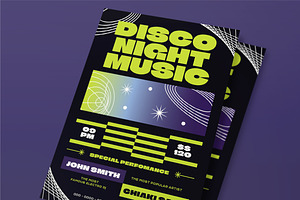 Disco Night Music Flyer