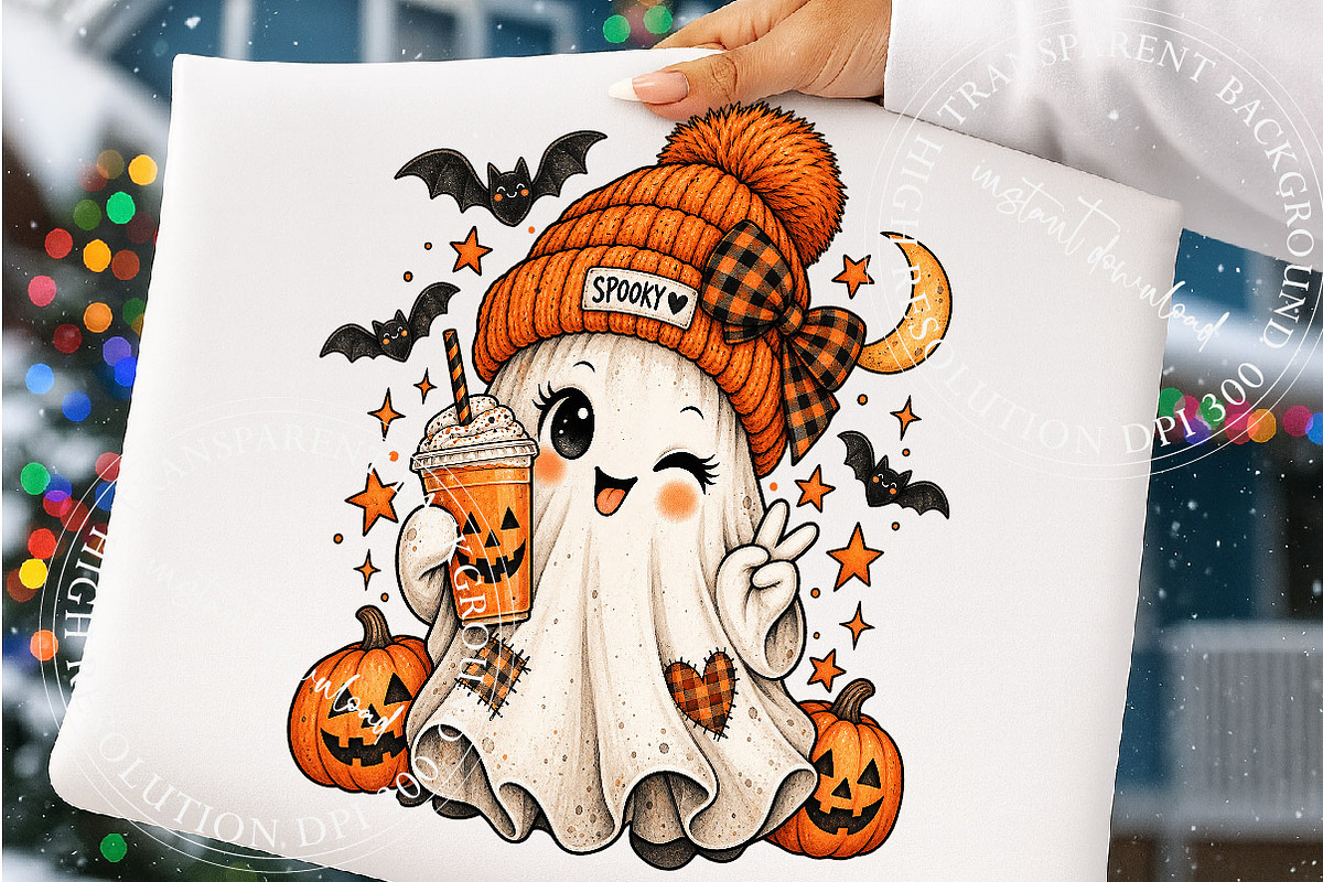 Trending Halloween Boo PNG, a Work Illustration by SinaCreation (Photo 4 of 6)