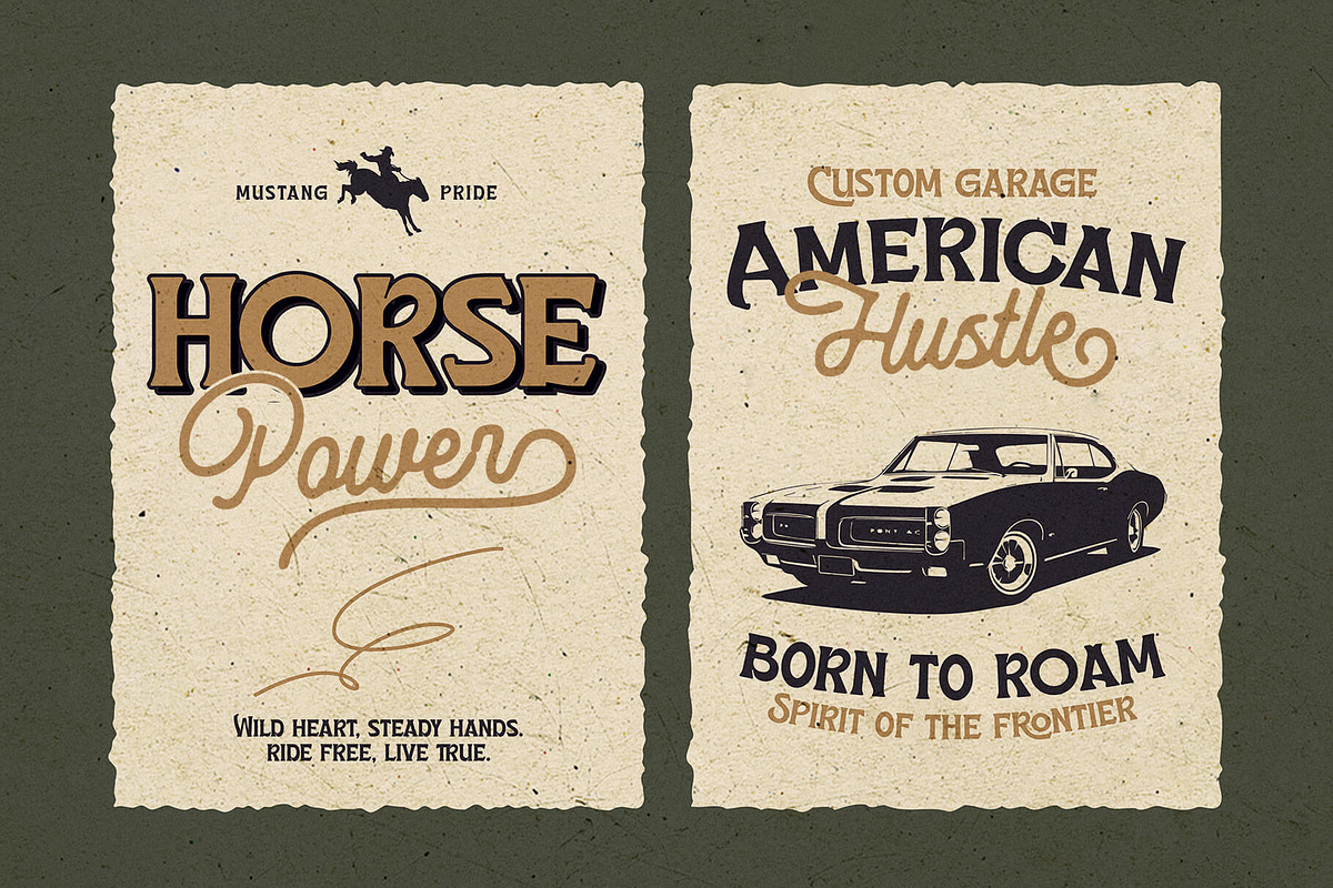 Sundance Cowboy - Font Duo, a Serif Font by Get Studio (Photo 5 of 11)
