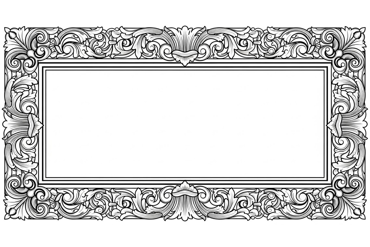 Vintage Rectangle Frame SVG Bundle, an Illustration by Designs_River (Photo 26 of 31)