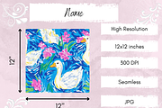 Preppy Goose Seamless Pattern, a Pattern Graphic by Paper & Pattern Studio (Thumbnail 4 of 9)