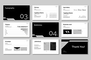 Minimal Fashion Brand Guidelines, a Presentation Template by Mighty-Slide (Thumbnail 4 of 4)